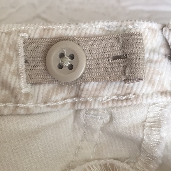 Gap Kids girls size 12 cream/beige patterned cords - Picture 11 of 13